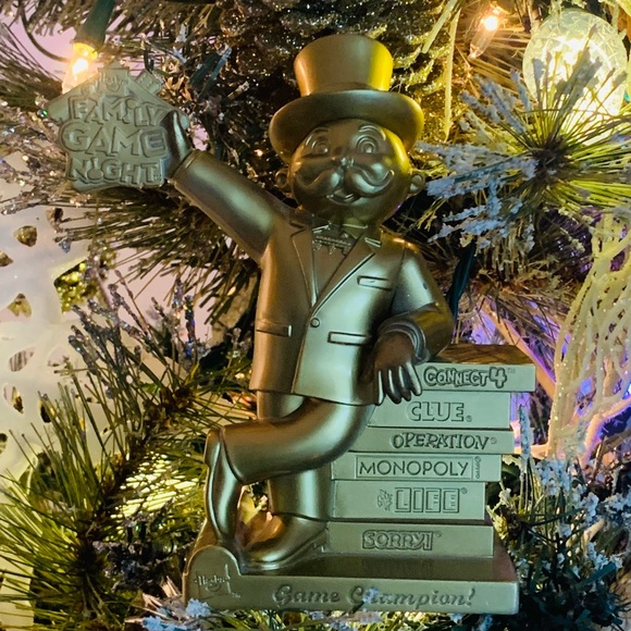 HASBRO family game night MR MONOPOLY gold Trophy collectible gift - Picture 3 of 7